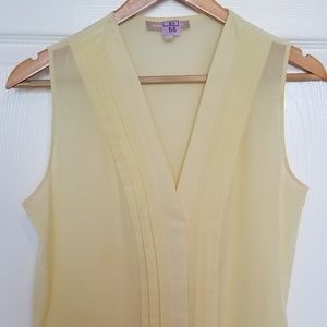 Silk Banana Republic sleeveless blouse